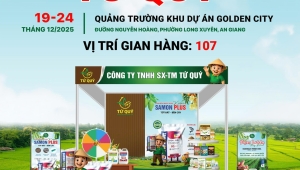 Phân Bón Tứ Quý Tham Gia AgriExpo An Giang 2025 – Đồng Hành Cùng Nông Nghiệp Xanh Bền Vững