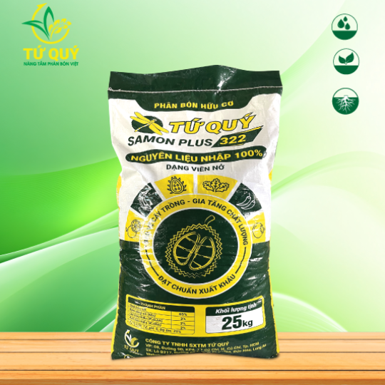Phân hữu cơ Tứ Quý SAMON PLUS 322