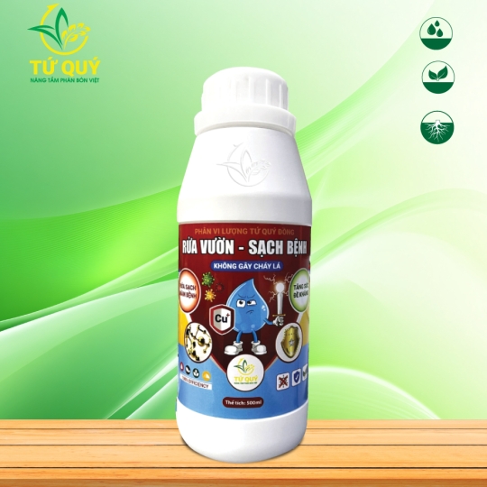Rửa Vườn Sạch Bệnh